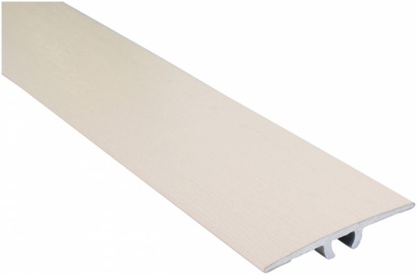 Поріжок алюмінієвий сходовий Olvis приховане кріплення 33x1350 мм кремовий 