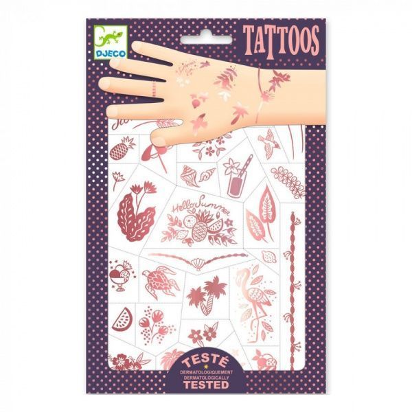 Набір наклейок на тіло Djeco Здрастуй літо DJ09597