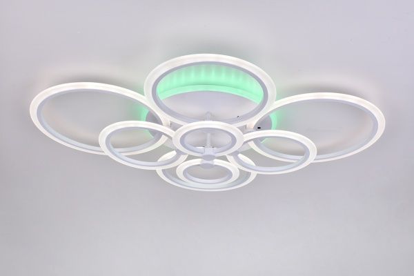 Люстра светодиодная Hopfen Aquila WH-RGB с пультом ДУ 150 Вт белый 