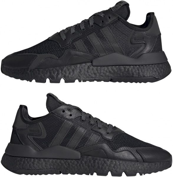 Кроссовки Adidas NITE JOGGER FV1277 р.UK 7 черный
