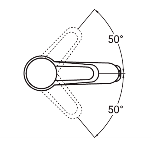 Смеситель для умывальника Aquatica HK 35мм литой на гайке (9732000)