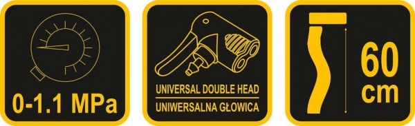 Насос ручной Vorel 82022 с манометром P = 11 бар