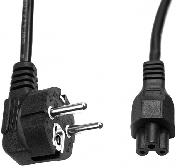 Кабель питания PowerPlant C5 220V 3x0.75 3 м черный (CC360307) 