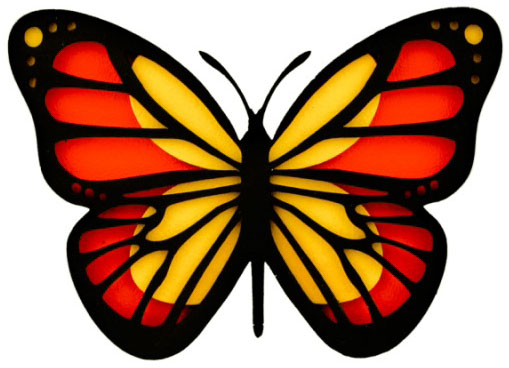 Набір для малювання картина 3D Метелик-2 (N0003515) 17х17 см Rosa Talent 