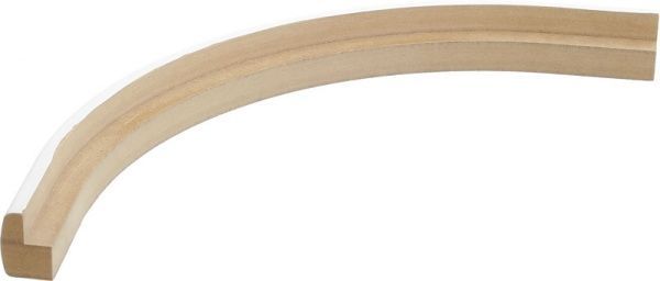 Профіль 2530 нижній радіусний МДФ білий