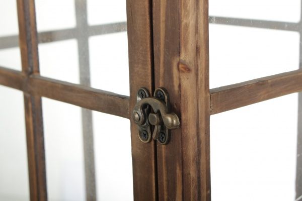 Свічник ліхтар Будиночок дерев'яний 32х32х63 см