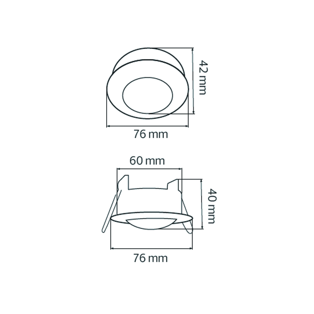 Датчик движения HOROZ ELECTRIC MUSTANG-1 088-002-0001-010