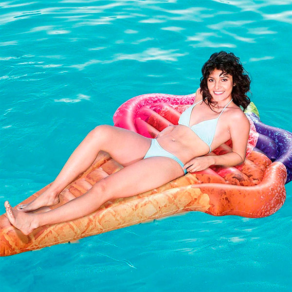 Матрас надувной Bestway 188х130 см Ice Cream коричневый