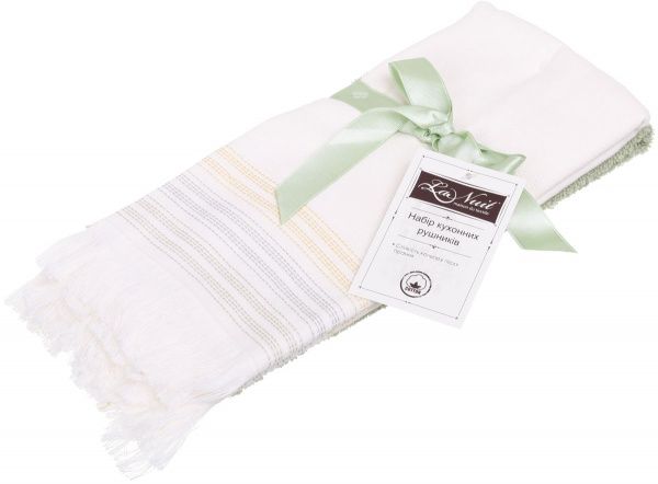 Набір рушників кухонних Aurora 40x60 см La Nuit фісташковий 