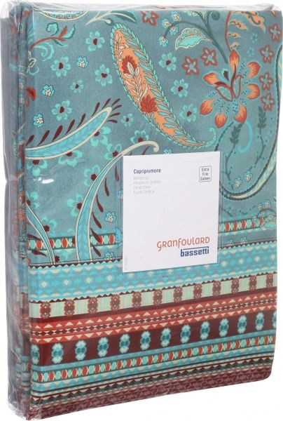 Комплект постельного белья Burano V1 2 бирюзовый Granfoulard 