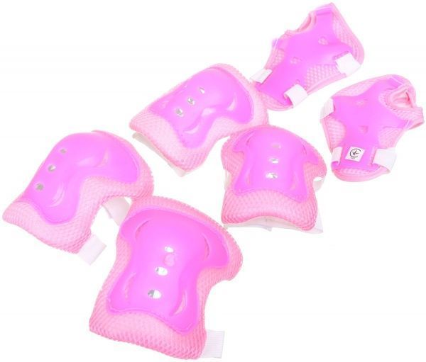 Комплект защиты MaxxPro для роликов PR-4-PN р. S розовый