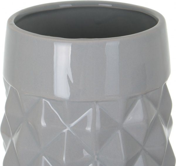 Ваза керамическая серая JOL16038-1 15х34,5 см Herisson
