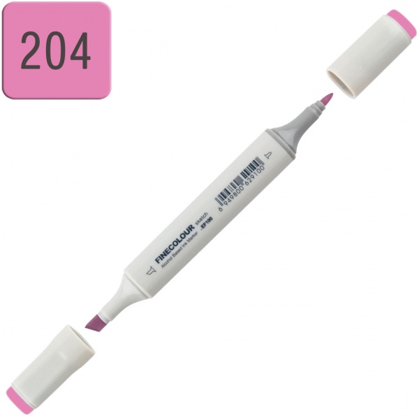 Маркер спиртовой FINECOLOUR Sketch EF100-204 малиновый 