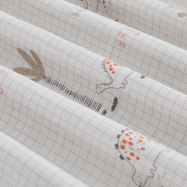 Комплект постельного белья Palms 1,5 бежево-белый La Nuit 