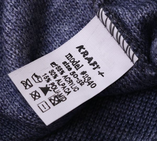 Шапочка дитяча для хлопчика Kraft+ арт. 2340 р.50 синьо-сірий 