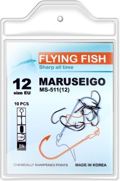 Крючок Flying Fish №12 20 г 10 шт. MS-511(12)