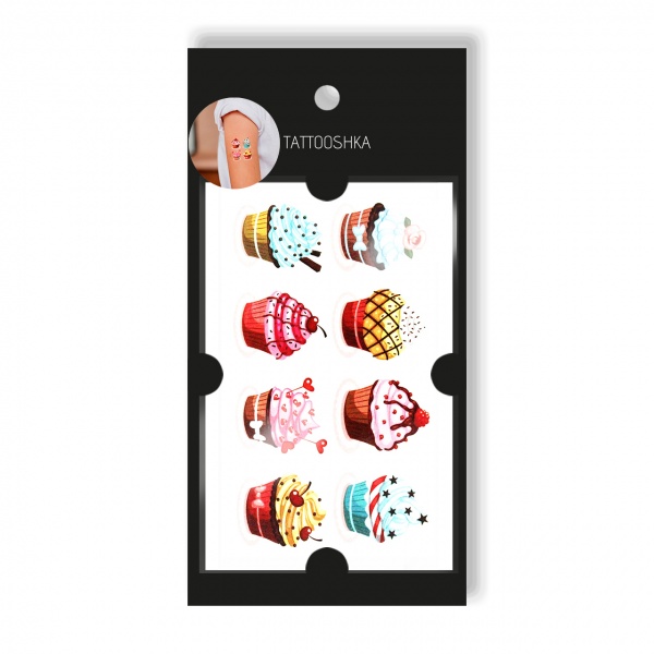 Тату тимчасове TATOOSHKA Кекси
