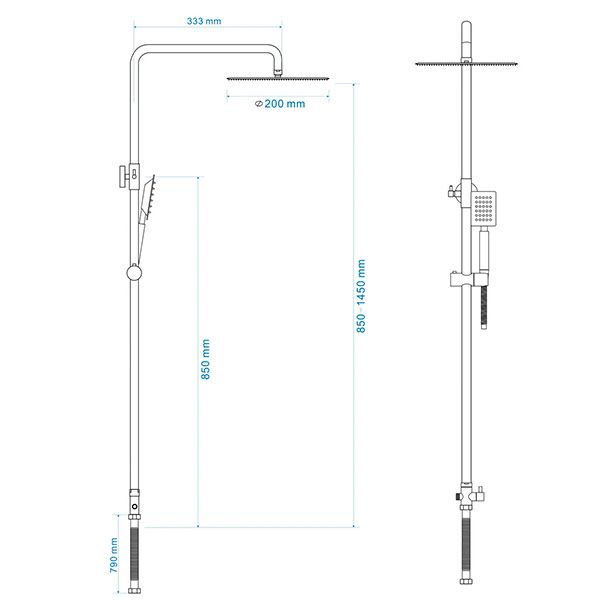 Душова система Rozzy Jenori RS 5011
