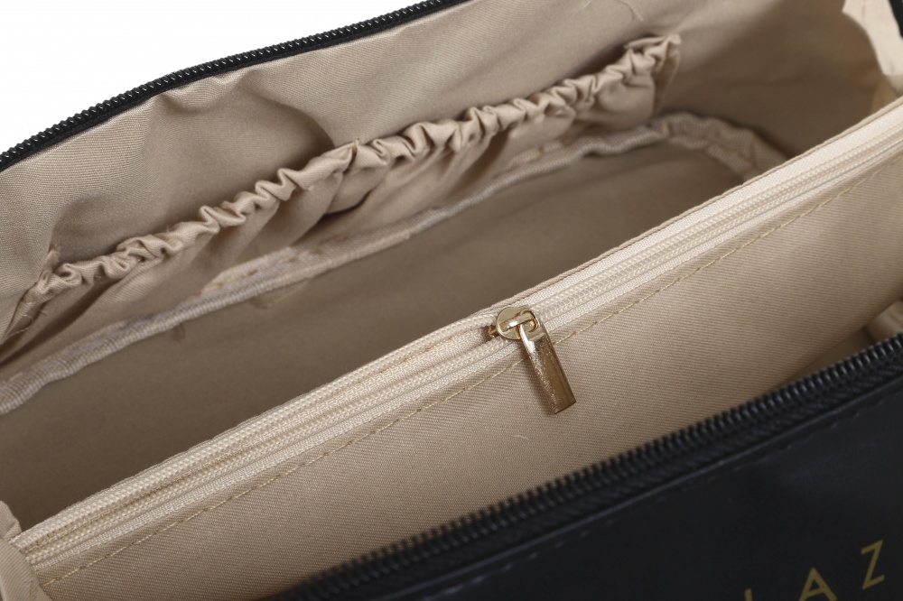 Косметичка Laziness 23,5x13x13 см чорна