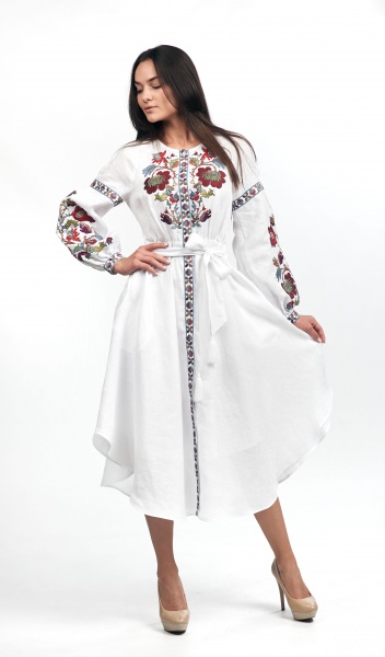 Сукня Едельвіка білий р. 50 301-20/09 