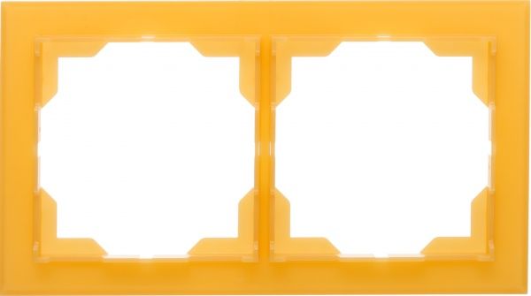 Рамка двухместная ABB NEO универсальная оранжевый 3901M-A00120 43