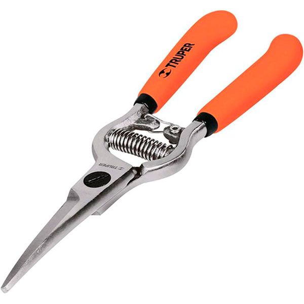 Секатор Truper виноградний гнутий 200 мм T-24