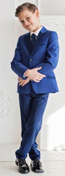 Костюм школьный LILUS тк.1405 р.134 синий 217/2 мод,13 