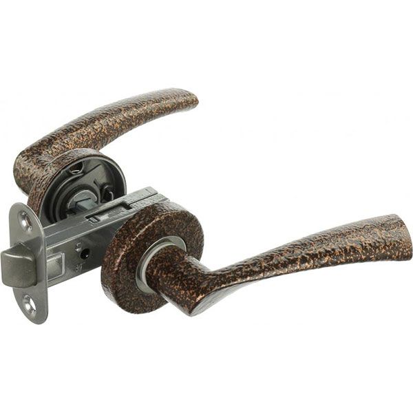 Замок врезной  Арико ЗЩ 114-5 коричневый