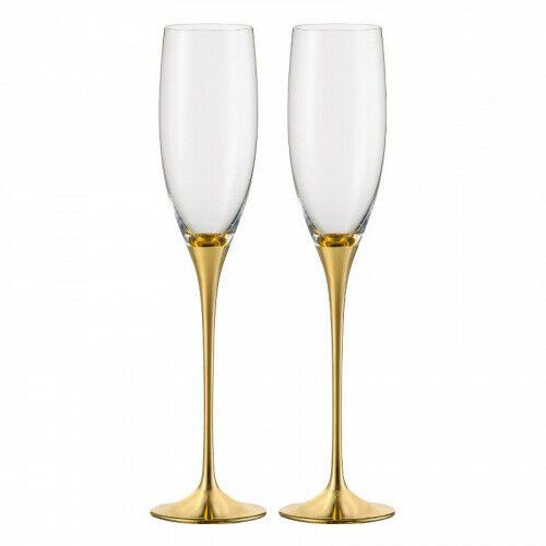 Набір бокалів для шампанського Exklusiv золото 180 мл 2 шт. Eisch 