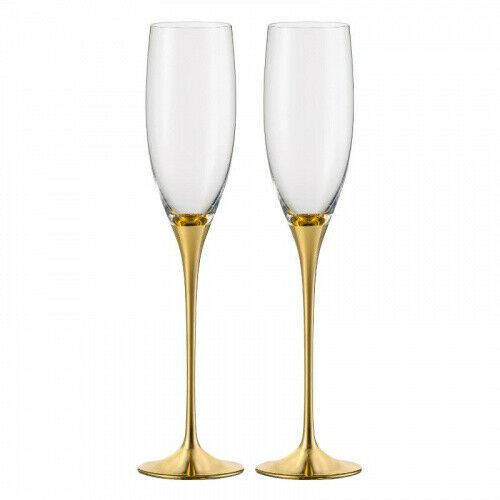 Набор бокалов для шампанского Exklusiv золото 180 мл 2 шт. Eisch 