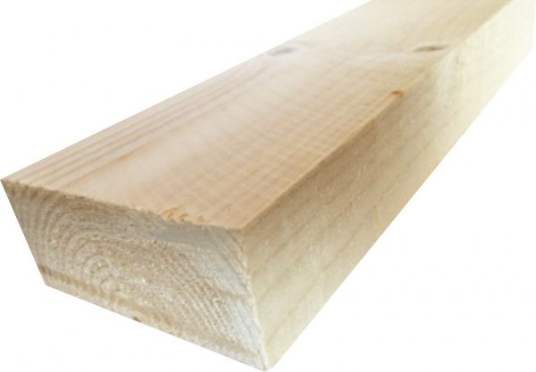 Брус ЦБМ Осмолода цільна конструкція 50х80х2000 мм смерека
