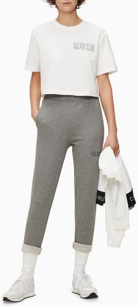 Футболка Calvin Klein Performance CROPPED SHORT SLEEVE T-SHIRT 00GWS0K165-100 M білий