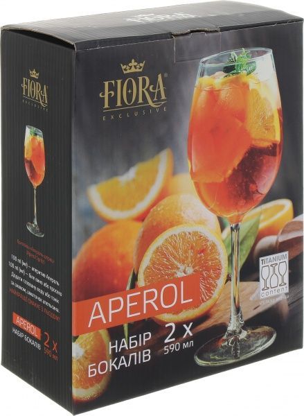 Набор бокалов Aperol 590 мл 2 шт. Fiora 