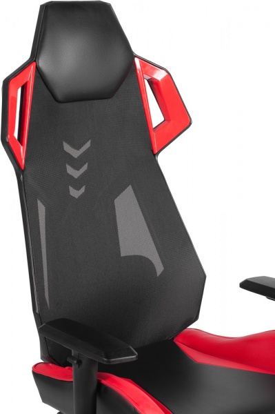 Крісло Barsky Game Mesh BGM-03 чорно-червоний 