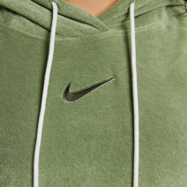 Джемпер Nike W NSW TRRY OS PO HOODIE A2 DV7824-386 р. L зелений