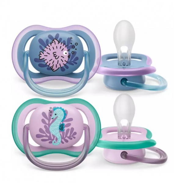 Пустышка ортодонтическая Philips Avent Ultra Air 6-18 мес. 2 шт. SCF085/61