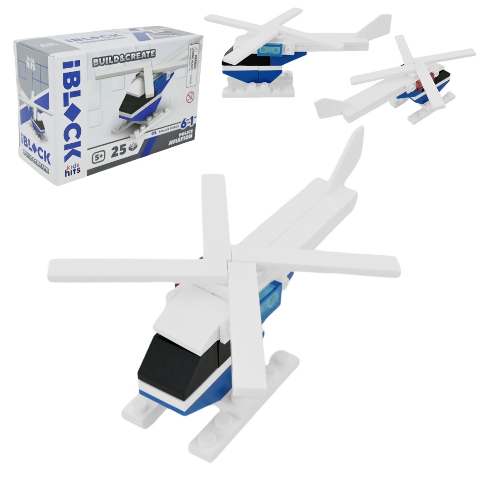 Конструктор Iblock Kids hits JUNIOR Полиция (в ассортименте) KH51/005