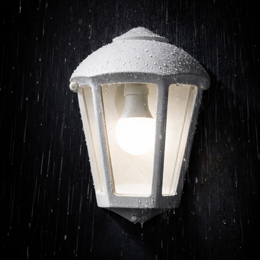 Светильник уличный настенный FUMAGALLI Fabio Smart Pack E27 12 Вт IP55 белый