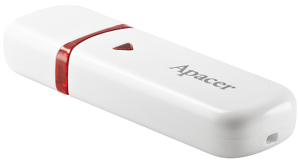 Флеш-память USB Apacer AH333 64 ГБ USB 2.0 white (AP64GAH333W-1)