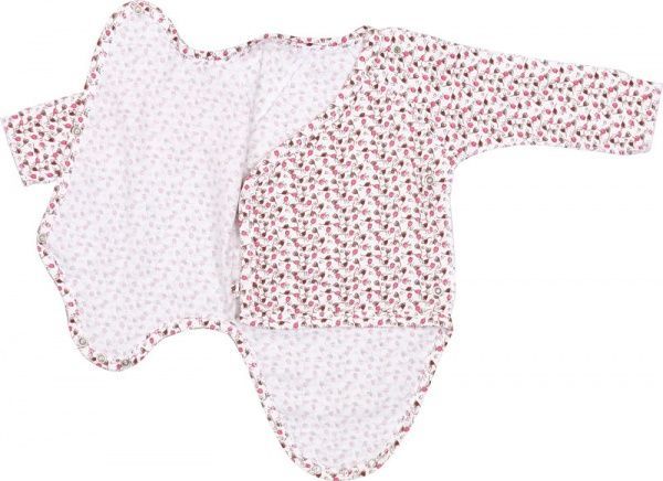 Боди Фламинго ясельный р.56 молочный/с принтом 631-117 