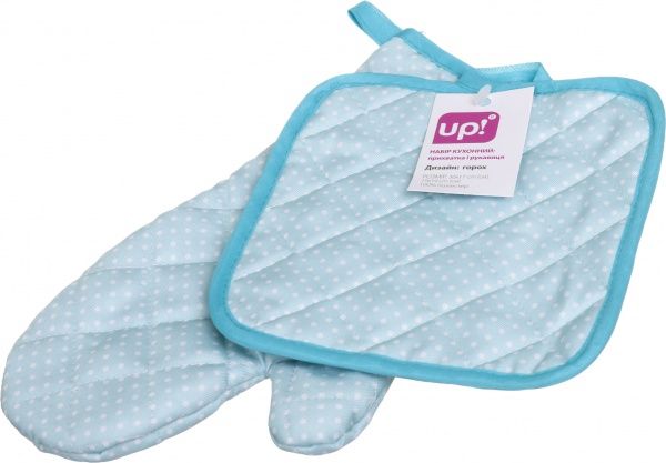 Набір кухонний Горох 17x30 см блакитний UP! (Underprice) 