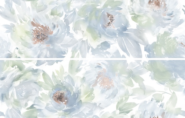 Плитка InterCerama Campo Панно сіре/ П 199 071 25x80 