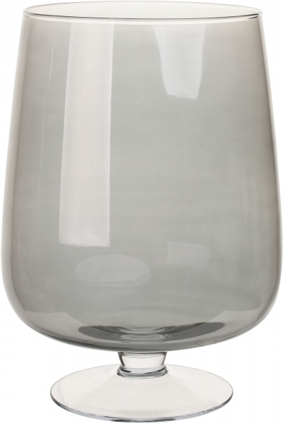 Ваза стеклянная серая Luster d28,7 h39,5 см Wrzesniak Glassworks