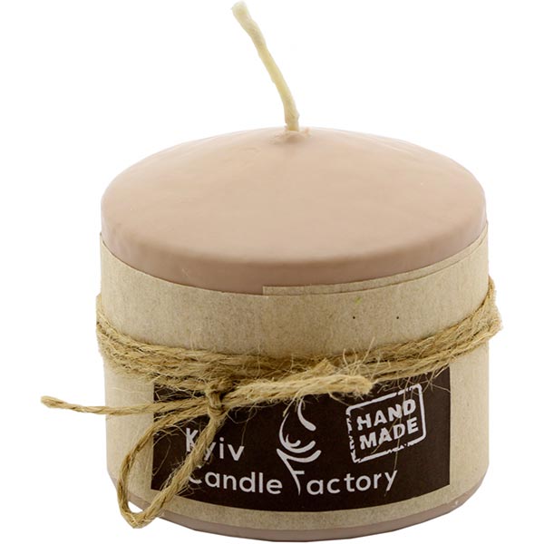 Свічка Candle Factory EcoLife бежева 60 мм