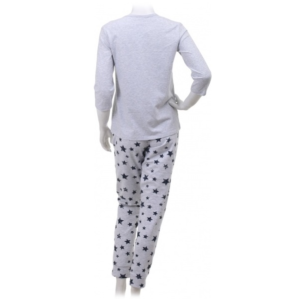 Костюм домашній жіночий Flis clothes Нічна зірочка 2 р. M чорний із сірим 