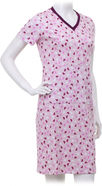 Сукня Flis clothes Серденько р. L рожевий із принтом 