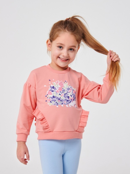 Свитшот для девочки Smil р.92 коралловый 