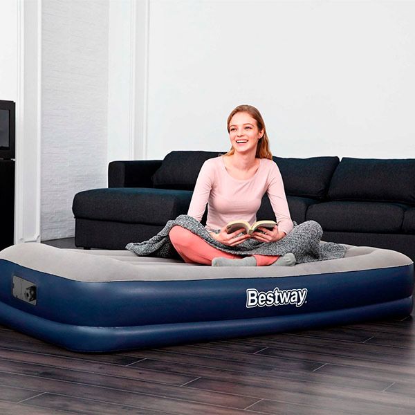 Матрас надувной Bestway Twin 191x97x36 см со встроенным электронасосом