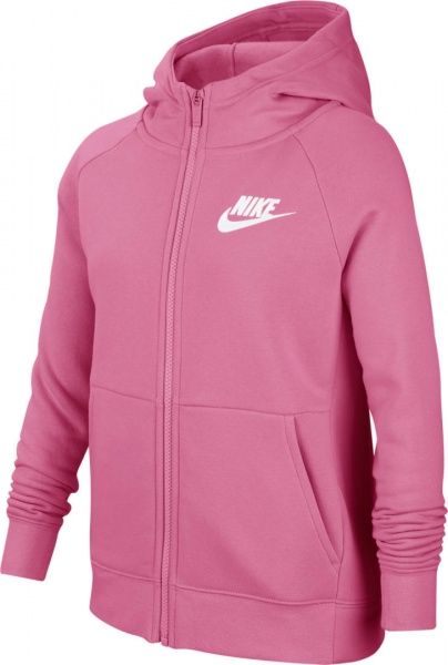 Джемпер Nike G NSW PE FULL ZIP BV2712-693 р. M рожевий