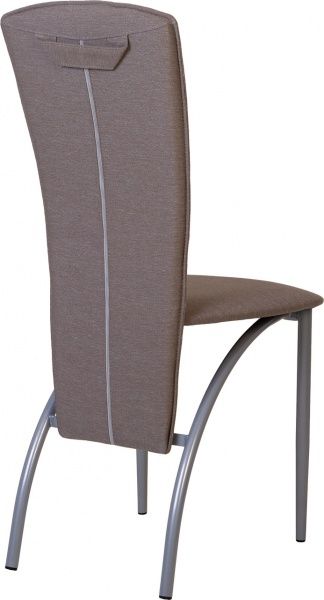 Стілець обідній Nowy Styl ALICE ALU (BOX-4) (CH) GD-62 алюміній/бежевий